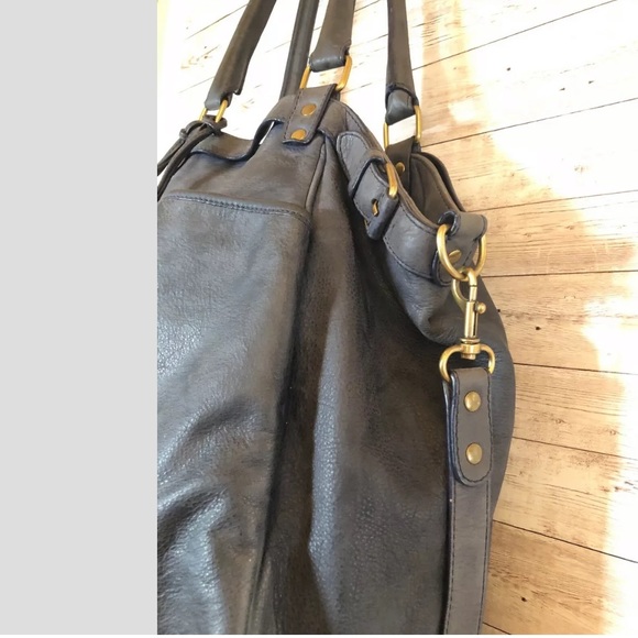 Vanessa Bruno Lune Leather Satchel Crossbody - Picture 3 of 11